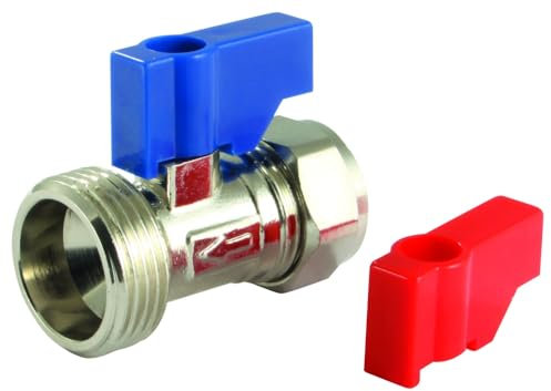 UKDD® Washing Machine, Dishwasher Appliance Valve Tap 15mm x 3/4 Straight Valve