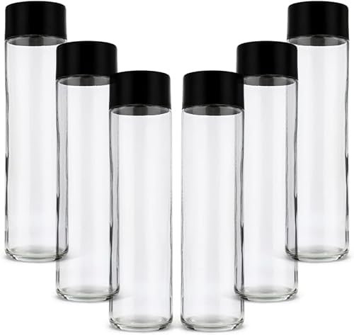 Swan Bottiglia in Vetro forma a tubo modello Kefass con tappo a vite 750 ML (6)