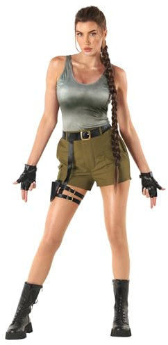 Morph Full Tomb Archaeologist Costume With Thigh Holster For Women Halloween Costumes For Women Accessories Included L