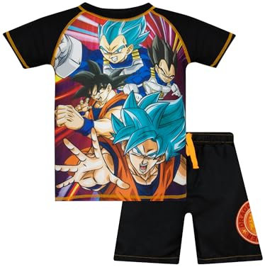 Dragon Ball Z Maillot De Bain Goku | Maillot Piscine Garcon Noir 7-8 Ans