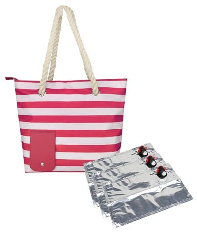 Weintasche Mit Zapfhahn, Wein Handtasche Mit Zapfhahn mit 3 Innenblasen, Tasche Mit Zapfhahn, Isolierte Weinkühltasche Mit Griff, Weintasche Strand, Tragbare Weinspendertasche