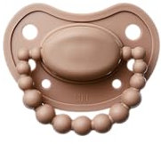 LUU - Schnuller 0-3 Monate - Babyschnuller aus medizinischem Silikon, Unterstützt die korrekte Entwicklung der Mundhöhle & Zähne, Stillfreundlich, BPA-frei - Milk Hazelnut