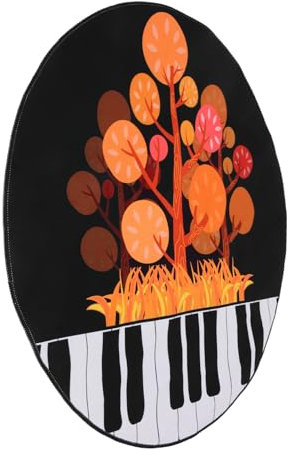 Vaguelly Home Piano Schallschutzteppich Dekorativer Übungsteppich Rutschfest Und Geräuschreduzierung