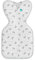 Love To Dream Swaddle Up, 2.2-3.8 kg, Rainbow Dream, Snug Fit, Supports Healthy Sleep, 1.0 Tog - Ideal for 20-24°C Temperatures, Machine Washable Cotton & Double Zip for Easy Nappy Changes
