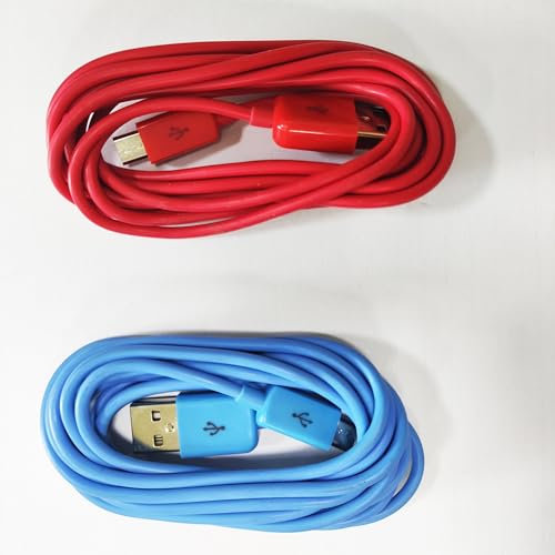 ThtRht Micro-USB-Kabel zum Laden und Synchronisieren, 1,8 m langes Ladekabel für Drucker, Maus, Tastatur, Bildschirm, Projektor, Lichter, Lampe, Kamera, Controller, Webcam, GPS, Stereo, Handy, Tablet
