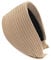 axy Breiter Haarreif aus Strickstoff Wunderschön Damen Stirnband Haarschmuck Haarreifen Hairband HR38A (Beige, Extra breit)