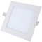 AntDau71® - Foco LED empotrable cuadrado de luz blanca cálida 3000 K LED integrados. Luces ultrafinas. Iluminación interior. Empotrable de cartón yeso (18 W (22 cm x 22 cm))