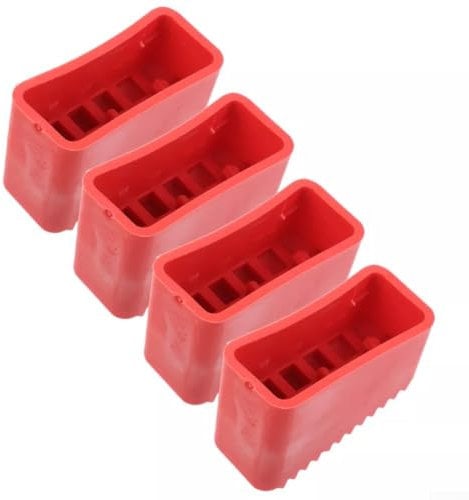 4Pcs Ladder Rubber Feet Stabiliser Replacement Covers Non Slip Foot Protectors for Tile Floors Home Improvement 50x20mm