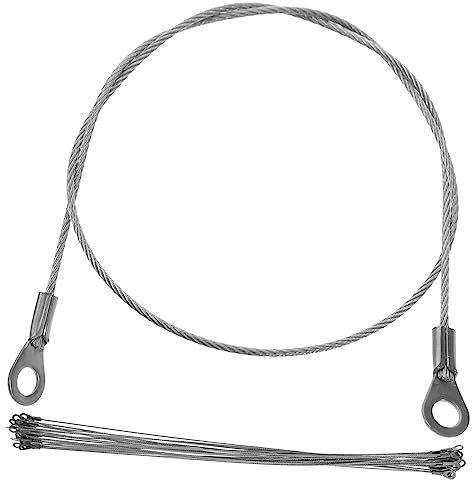 Mobestech Draht 20 Stück - Edelstahl-drahtseil Sicherheits-lanyard-kabel Für