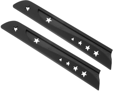 PATIKIL Coprilama in Plastica per Sicurezza per Coltello per Pane 8,5 Nero | 2 Foderi Protettivi per Lama Universali per Coltelli da Cucina