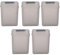 Nudiuhis 5 Piezas 3.5 Pulgadas IDE SATA HDD Disco Duro Disco de PláStico Caja de Almacenamiento Caja Caja Cubierta Gris