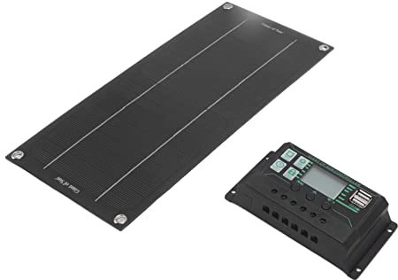 Garosa Kit de Chargeur de Batterie Solaire Portable 600W avec Puissance de Sortie 24V pour RV, Voiture, Bateaux, Réverbères Solaires