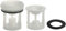 Masterpart Washing Machine Drain Pump Filter Kit White Compatible With Indesit BDE861483XKU, BIWDIL7125UK Washing Machines