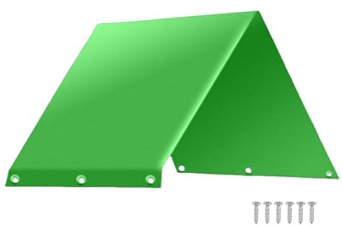 Dachplane Dachfolie Für Spielhaus Abdeckplane Plane, wasserdichte Abdeckung für Spielturm Spielplatz, Ersatzdach, 132 x 228 cm, Outdoor-Dachüberdachung, für Spielplatz-Schattenschutz, Outdoor (Grün)