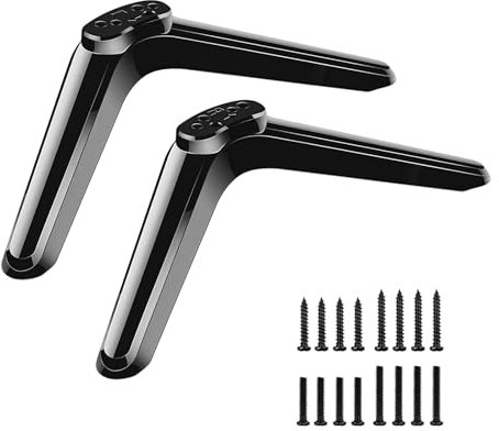 TV09 TVs Display Stand Holder With Secure Holder For 32in 40in 43in 48in 49in 50in Multiple Models Easy Installs Heat Dissipation Stand