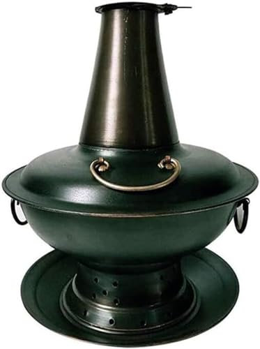 DFGHNBVC Beijing Copper Hot Pot,Chinese Style Hot Pot,Charcoal Hot Pot Chinese Copper Hot Pot Full Copper Thick Hot Pot Charcoal Heating Suitable For Friends,32Cm