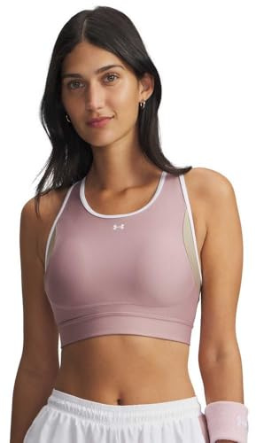 Under Armour Crossback Mid Open Back Sports Bra S Pink