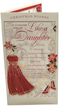 For Someone Who’s Like a Daughter Christmas Card