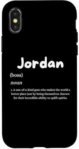 Jordan Definition Personalized Custom Costume For Jordans Case for iPhone X/XS