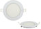 6 Watt Slim LED Panel Rahmen Unterputz Lichtpanel Einbauleuchte Einbaulampe Deckenleuchte Deckenlampe Lampe Rund Ø 120mm Kaltweiss inkl. Trafo