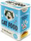 Nostalgic-Art Retro Vorratsdose L, 3 l, Cat Food – Love Mix – Geschenk-Idee für Katzen-Besitzer, Große Blech-Dose für Trockenfutter, Vintage Design