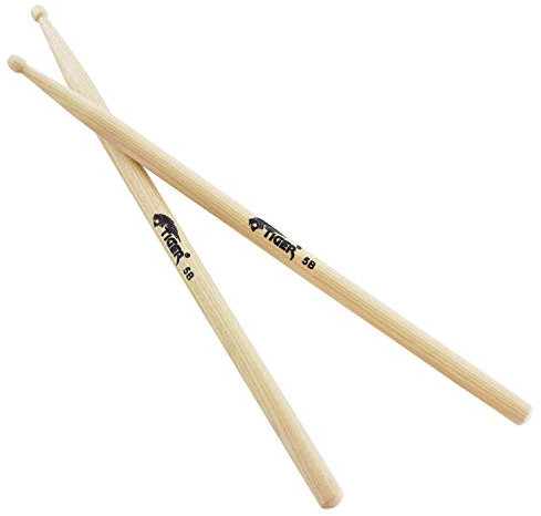 Tiger 5B - Baquetas de nogal con puntas de madera