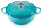 Le Creuset Signature La Marmite aus Gusseisen, Ø 26 cm, Für alle Herdarten und Induktion geeignet, Volumen: 4,1 l, 4,255 kg, Karibik, 21114261700430