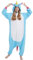 SAMGU Einhorn Adult Pyjama Cosplay Tier Onesie Body Nachtwäsche Kleid Overall Animal Sleepwear Erwachsene Jumpsuit Costume Blau M