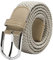 TANGCHAO Stoffgürtel Stretchgürtel Elastik Flechtgürtel Geflochtener und Elastischer Dehnbarer Gürtel für Damen und Herren Breite 3.3cm MI-105cm