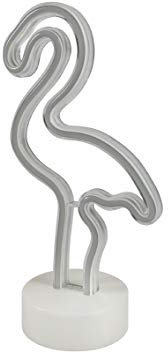 Galileo Casa 5901590 Roter Flamingo LED-Lampe, Kunststoff