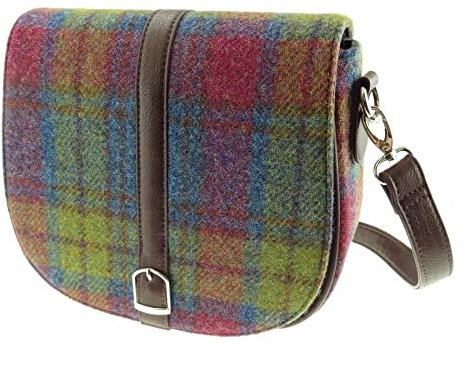 Harris Tweed Umhängetasche Beauly, mehrfarbig kariert