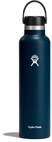 HYDRO FLASK - Trinkflasche 709ml (24oz) - Isolierte Wasserflasche aus Edelstahl - Sportflasche mit auslaufsicherem Flex Deckel & Gurt - Thermoflasche Spülmaschinenfest - Kleine Öffnung - Goji