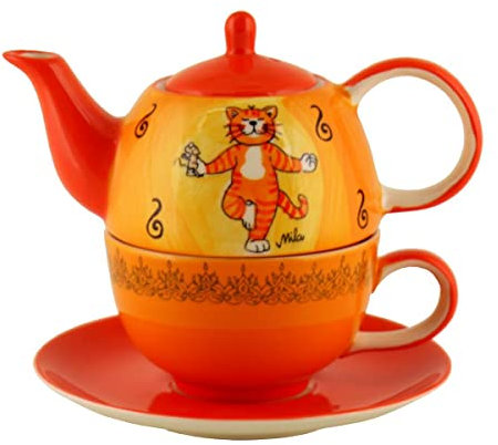 Mila Keramik Tee-Set Tea for One Oommh Morgengruß | MI-992521