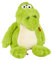 SIGIKID 42967 Mood Pet Krokodil, Stimmungskuscheltier, veränderbarer Gesichtsausdruck Dank Mimikfalte: Gefühle zeigen, spielen, kuscheln, für Kinder ab 12 Monaten, Grün/Krokodil 34 cm