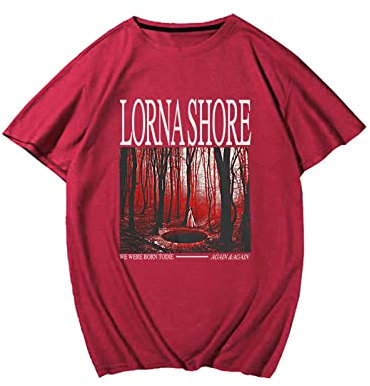 OUHZNUX Herren T-Shirt Lorna Shore Rock Rap T-Shirt Baumwolle Street Rock T-Shirt Für Männer Frauen Volle Größe Xs-4Xl