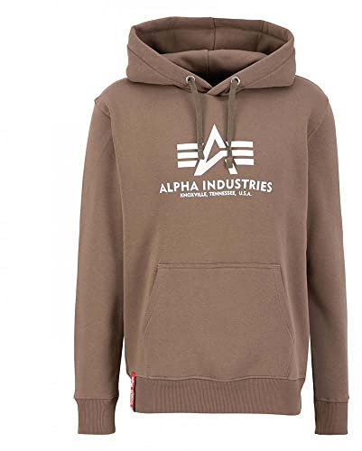 Alpha Industries Herren Basic Hoody Kapuzensweat Für Kapuzenpullover, Taupe, M EU