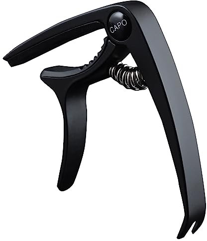 6-Saitige Gitarre Capo, Kapodaster, Gitarre Kapodaster, Capodaster, Zinklegierung Capo, Zinklegierung Kapodaster, Einhand Kapodaster, für 6-Saitige Akustische und Elektrische Gitarren