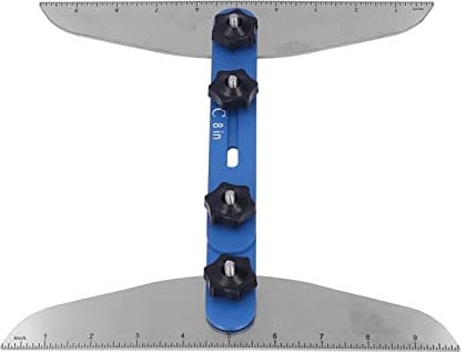 Schablone für Treppenstufen-Messgerät (Blau)