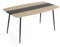 Mondeer Esstisch 150 x 85 cm, Esszimmertischefür 4-6 Personen, Modern Küchentisch für Esszimmer Küche Wohnzimmer, Eiche