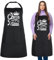 Auidy_6TXD Lustige Schürzen für Frauen, 99 x 99 cm, Übergröße, Kochschürze, Queen of the Kitchen, personalisierbar, verstellbar, Geschenke für Mutter, Ehefrau