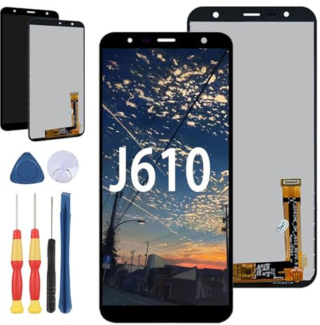 Yuxyiony Nouvel écran de Remplacement pour Samsung Galaxy J6 Plus J610 J610F/J4 Plus J415 2018/J4 Core j410 LCD Display Remplacement et réparation d'écran Outils Accessoires