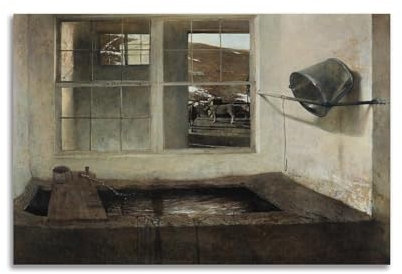 Fgrid Künstler-Poster, Motiv: Andrew Wyeth (Spring Fed) (Spring Fed)