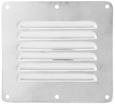 BROLEO Rejilla de ventilación para barco, fácil de instalar, de acero inoxidable de alta resistencia, para barcos, yates, RV (127 mm x 115 mm)