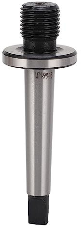 Vástago MT1 a Mandril de Taladro de 5/8 Pulgadas y 16 Hilos Eje de Acero Al Manganeso MT1 para Fresadoras y Perforadoras Adaptador de Cono Morse Roscado