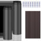 YIMATEECO Filtro de polvo de PC de 400 x 300 mm, paquete de 4 filtros de malla antipolvo de PVC, a prueba de polvo, rejillas de ventilador con tira magnética para altavoz de carcasa de computadora
