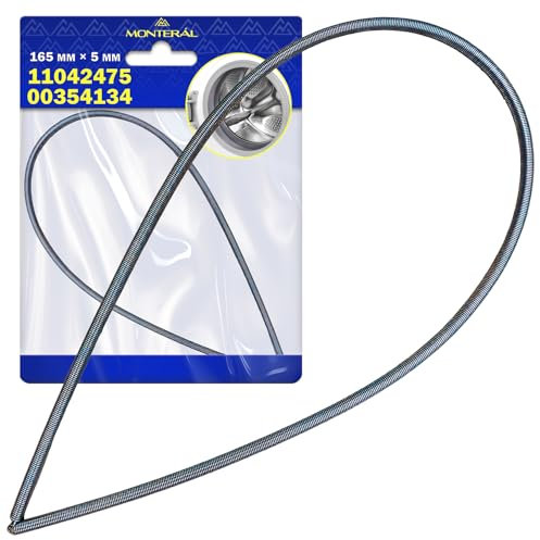 Anillo de Fijacion para Junta de Puerta para Lavadora Longitud 165 mm Anchura 5 mm con Código Original 11042475 00354134 para Bosch para Siemens - MONTERAL