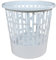 Keroppa - Papelera Blanca Multiusos para Hogar y Oficina Cesta de Basura Redonda, Compacta y Resistente de 27cm Diseño Moderno para Espacios Pequeños, Reciclaje y Organización