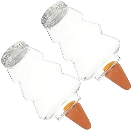 SEWOART 2pezzi Dispositivo Autoirrigazione per Piant Strumento per Innaffiare Irrigazione Automatica per Piant Esterno Mantiene Umido