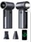 JISULIFE Portable Handheld Fan 5 IN 1, 100 Speed, 9000mAh Max 25 Hrs Mini Fan Rechargeable 18W Power Bank with Flashlight, Ultra Motor, Metal Shell Multi-Function Travel Gifts for Women Men-Grey