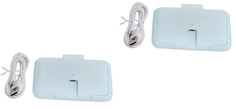 HAPINARY 2pcs Wipe Warmer Diaper Wipe Warmer for Fresh Body Portable Wet Tissue Heater for Diaper Changing Station
